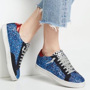 P448 John Royal Glitter Low-Top Sneakers